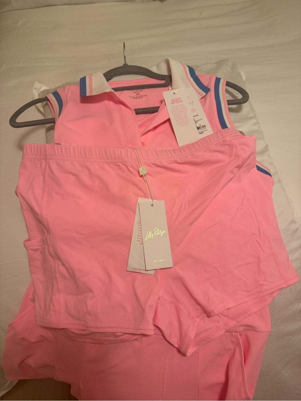 NWT Lilly Pulitzer SPF 50 Luxletic Jessamy Tennis Dress with Contrast Trim - Picture 6 of 10